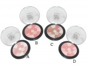 Pó Compacto Mosaico Ruby Rose Hb 5602-B